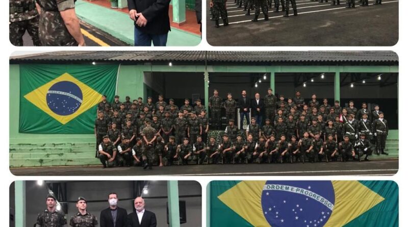 Vice-prefeito Cícero do Ceasa acompanha visita de orientação técnica ao Tiro de Guerra